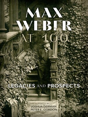 cover image of Max Weber at 100